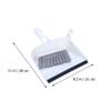 PACKOVE 2sets Mini Kitchen Broom and Dustpan Set White Desktop Cleaning Tools for Efficient Sweeping view 2