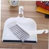 PACKOVE 2sets Mini Kitchen Broom and Dustpan Set White Desktop Cleaning Tools for Efficient Sweeping view 4