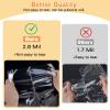 Yuiicaov 10PCS Large Cellophane Bags, 24x30 Inches Clear Cellophane Wrap for Gift Baskets, Clear Basket Bags Packaging 2.8 Mil Thick view 3