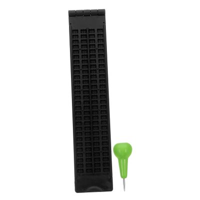 WRITWAA 1set Braille Writing Kit Stylus Line Cell for Blind Convenient for Home and Training Centers