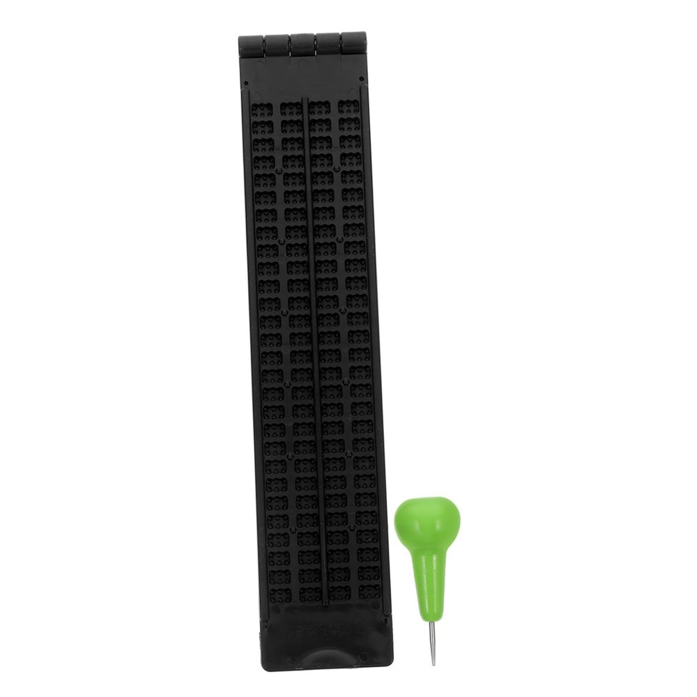WRITWAA 1set Braille Writing Kit Stylus Line Cell for Blind Convenient for Home and Training Centers