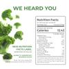 eHerbal 100% Freeze-Dried Broccoli Powder Supergreen Food Non-GMO Rich in Nutrients Natural Herbal Flavoring for Cooking & Blending 2.43oz view 3