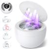 Dental Ultrasonic Retainer Cleaner Machine: 45kHz Dental Cleaning Pod for Denture, Mouth Guard, Night Guard, Aligner, Braces, Toothbrush Head & Jewelry, UV Cleaner with Digital Timer & 4 Modes, White view 1
