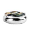 Lighthouse Seaside Print Mini Pill Box, Cute Round 3 Partitions Small Pill Cases Organizer for Purse Pocket, Gifts, Travel view 3