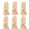 6-Pack Cotton Reusable Panty Liners - Washable Menstrual Pads with for Postpartum, Incontinence & Light Flow (7.1" Thin Design) view 3