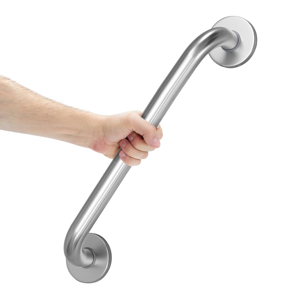 AmazerBath Grab Bars for Bathtubs and Showers Anti Slip, Shower Grab Bars for Seniors Stainless Steel, Handicap Grab Bars, Bath & Shower Grab Bars, Thickened Bar Holds 500LBS, 20" L x 1.25" D