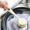 NOLITOY 4pcs Dish Scrubber Brush Stove Cleaning Brush Long Handle Dish Cleaning Tools for Kitchen view 3