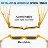 Eyekepper Bifocal Sunglasses for Women Men 1.0, Square 6 Pack view 4