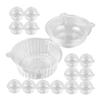 SOLUSTRE 100pcs Cat-shaped Cupcake Boxes Portable Packaging for Treats Muffins Pet Material for and Transport view 1