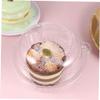 SOLUSTRE 100pcs Cat-shaped Cupcake Boxes Portable Packaging for Treats Muffins Pet Material for and Transport view 2