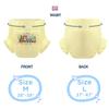 CutiePlusU Adult Diaper 3 Pieces, Adult Diapers Sample, Maximum Overnight Absorbency Yellow Kawaii Kitten in Train (Large 37"-47") view 3