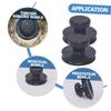 KESYOO 2pcs Suction Cup Handles for Buddha Sound Bowls Rubber Lifting Tool for Meditation and Yoga Compatible Singing Bowls Unique for Practitioners view 2