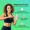 Protein Exotics Trail Mix Magnesium Glycinate Supplement 1100mg (Elemental Magnesium 242mg) with Zinc 10mg (as Zinc Picolinate) Per Serving - 120 Capsules view 2