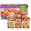Motts No Sugar Added Dessert Dreamland Applesauce Variety Pack, 3.2 oz Clear Pouches, 48 Count (4 Packs Of 12) view 1