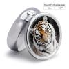 Pill Box Portable Tiger Pill Case Cute Pill Organizer for Vitamins Supplements view 2