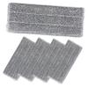 SHERCHPRY 5pcs Mop Head Replacement Cloth Set Absorbent Microfiber Mop Accessories for Efficient Cleaning of Floors Walls and Windows Grey for Home and Commercial Use view 1