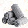 SHERCHPRY 5pcs Mop Head Replacement Cloth Set Absorbent Microfiber Mop Accessories for Efficient Cleaning of Floors Walls and Windows Grey for Home and Commercial Use view 2
