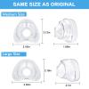 2 Pack Replacement Nasal Cushion for ResMed Airfit N20, Medium, Compatiable with Orignal Airfit N20 Frame & Elbow, Replacement Nasal CPAP Mask Cushion, Soft & Durable view 2
