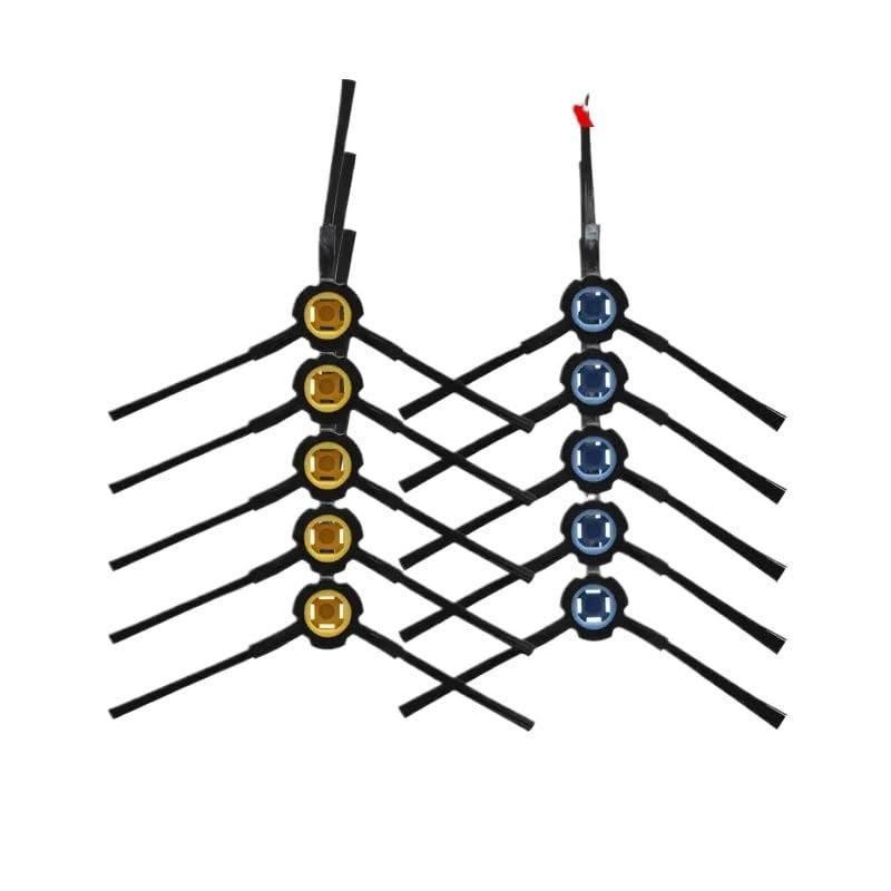 10pcs Robot Vacuum Side Brush Compatible with Ilife V8 V8S X750 A7 X800 X785 V80 Robotic Vacuum Parts