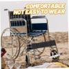 minkissy Wheelchair Calf Straps Leg Protectors Oxford Comfortable Wheelchair Leg view 3