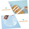 BAZEITFLOW 300pcs Food Preservation Covers Elastic Edging Plastic Wrap for Bowls Fridge Food Storage and Kitchen Use for Leftovers and Outdoor Picnics view 3