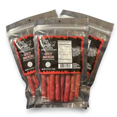 Amish Smokehouse Venison Smokies, 5oz, Pack of 3
