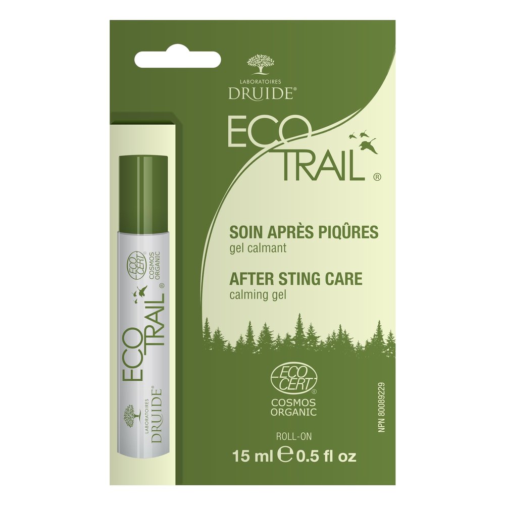 0.5 OZ Body Care Bug Bite After Sting Calming travel size, Gel Roll-on Applicator, Calms Itching And Limits Inflammation Thyme Peppermint Natural Biodegradable humid climate insect bites stop itching