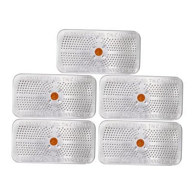 CHILDWEET 5pcs Moisture Packs Packets of Silica Gel Change Indicator Desiccant Beads Storage Safe for Electronics