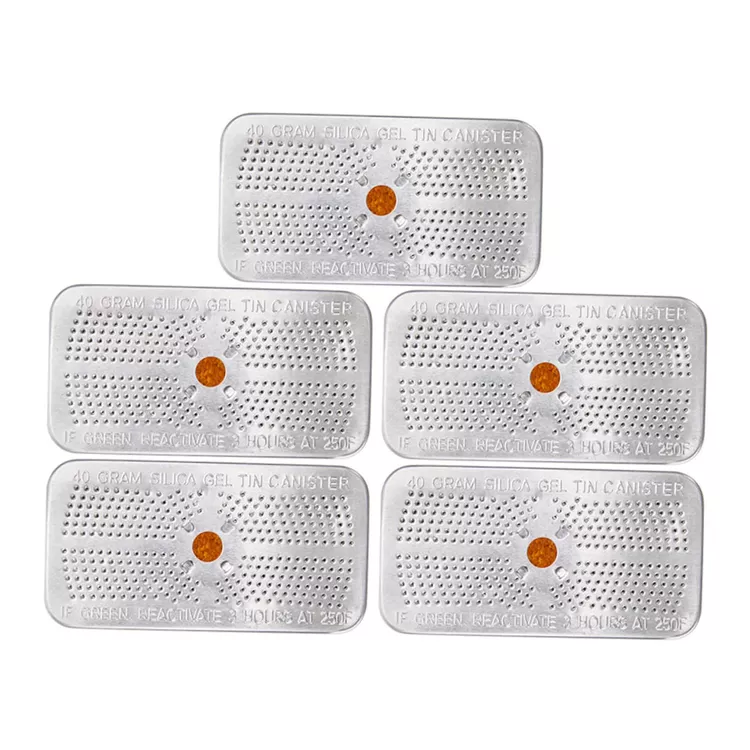 CHILDWEET 5pcs Moisture Packs Packets of Silica Gel Change Indicator Desiccant Beads Storage Safe for Electronics