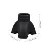 Didiseaon 2pcs Non-Slip Rubber Tips for Walking Canes and Trekking Poles Durable Three Prong Feet for Outdoor Hiking and Uneven Surfaces Replacement Accessories view 2