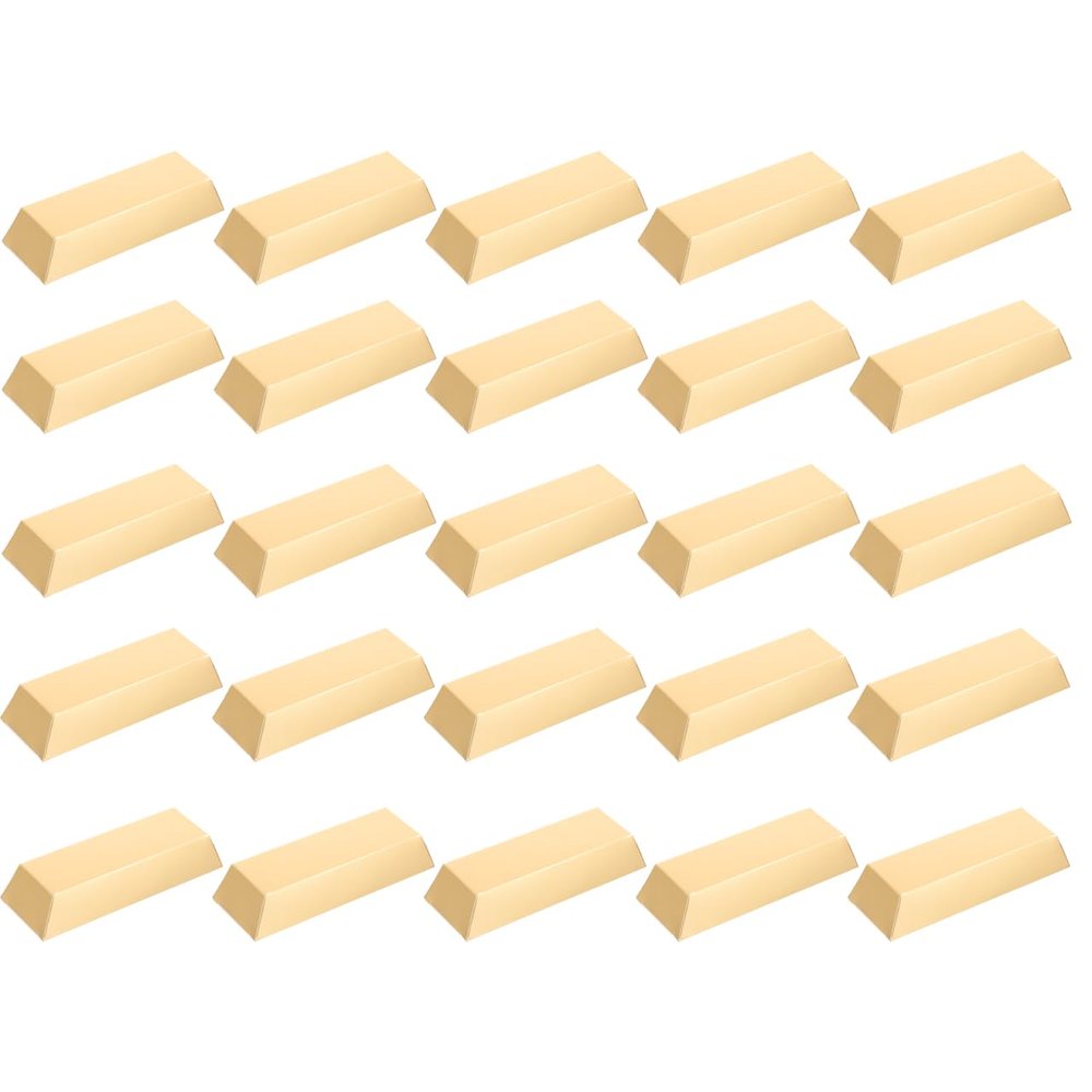 Abaodam Gold Box Decorative 24 Small Bar Paper Boxes for Party Favor Holiday Decorations