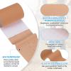 PATIKIL 5.5 Yard x 4 inch Kinesiology Tape, 1 Roll Adhesive Cotton Sports Muscle Support Tapes Waterproof Elastic Tape for Knee Ankle Wrist Shoulder, Light Orange view 3