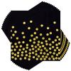 100 Pcs Black Cocktail Napkins Disposable - Black and Gold Paper Napkins for Birthday Wedding Anniversary New Year Holiday Party view 1