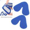 10pcs Nasal Pad Nose Liners, Nasal Guard Support Cushion, Comfortable Nose Pads for Nose, V Shape Nose Cushion with Polyester for Nasal Isolation view 3