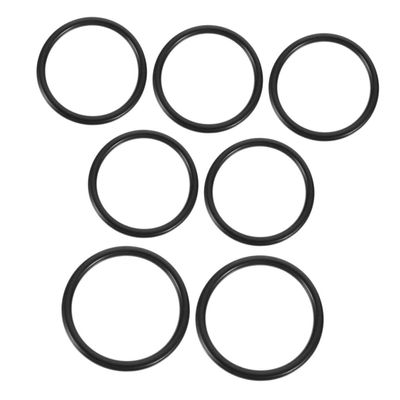 BESPORTBLE 7pcs Music Singing Bowl Rubber Rings Set for Crystal Bowls Sturdy Rubber Cushion Rings for Sound Therapy for Buddhism and Meditation