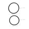 BESPORTBLE 7pcs Music Singing Bowl Rubber Rings Set for Crystal Bowls Sturdy Rubber Cushion Rings for Sound Therapy for Buddhism and Meditation view 2