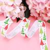 100 Yards Christmas Ribbons, Polyester Silk DIY Gifts Wrapping, Festive Decoration for Home Office Car, Red Christmas Glove or White Christmas Tree Pattern (100 Yards/Volume) view 3