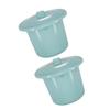 BAZEITFLOW 2pcs Unisex Portable Urinal Container Lid Boys and Girls Urine Pot for Boys Travel Potty for Toddlers Random Color view 1