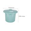 BAZEITFLOW 2pcs Unisex Portable Urinal Container Lid Boys and Girls Urine Pot for Boys Travel Potty for Toddlers Random Color view 2