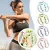Massage Roller Relax Roller 9 Wheels,Multifunctional Ring Roller, 360 Degree Leg Neck Muscle Hand Arm Relaxer,Circular Leg Clamps Leg Massage for Tennis Elbow Legs (Purple) view 3