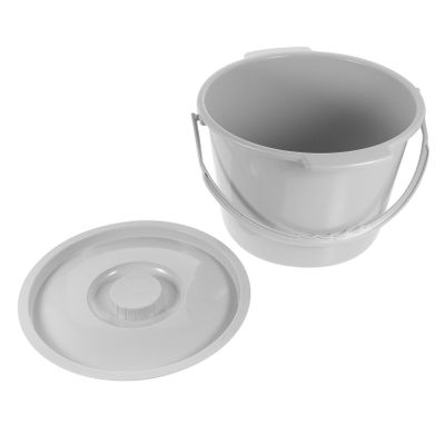 Ipetboom Chamber Pot for Bedroom Portable Urinal Lid Elevated Seat for Elderly Bedside Commode for Home Use