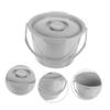 Ipetboom Chamber Pot for Bedroom Portable Urinal Lid Elevated Seat for Elderly Bedside Commode for Home Use view 3