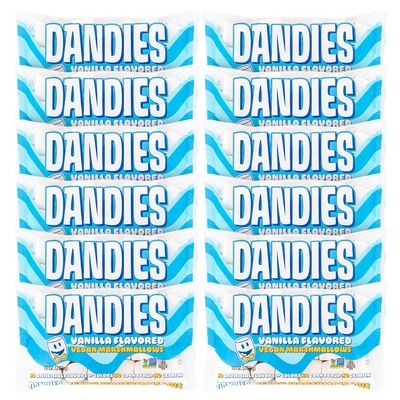Dandies Vanilla Flavored Vegan Marshmallows, Non GMO, Gelatin Free, 10 Ounces (Pack Of 12)