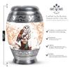 Jagasy Barn Owl Simple Human Small Urn for Dad & Mom - Cremation Large Urn for Ashes for Women & Men - 1 Large & 4 Small view 2