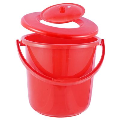Healeved Chamber Pot with Lid and Handle Portable Urinal for Adults for Pregnant Women and Seniors Bedpan for Home Use Easy to Clean and Convenient