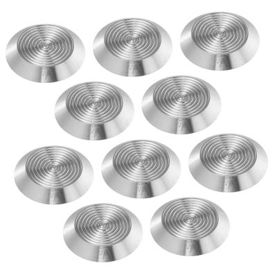 Hohopeti 10pcs Blind Tactile Indicators Stainless Steel Tactile Paving Nails for Pathway Sidewalk Blind Road Paving