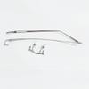 1 Pair Metal Frame Arms Rimless Titanium Alloy Glasses Legs and Nose Bridge Glasses Replacement Temple Eyewear Frame Temple Screws and Screwdriver (Single Hole) view 4