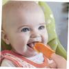 BAZEITFLOW 1set Finger Toothbrush Silicone Oral Cleaning Brush for Toddlers Design Helps Build Healthy Oral Habits for Travel Safe for Little Mouths view 3