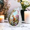 SkyBlue Fox Large Funeral Urns for Human Ashes Adult Dad - Cremation Urn for Human Ashes Adult Mom - Burial Decorative Ashes 10 Inch view 4