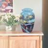 KARYLIZ Car Urns for Human Ashes Adult Man - Cremation Urn for Adult Man Ashes - Blue Memorial Urns for Mother & Father - Burial Ash Container - 10 & 3 Inch (1 Large & 4 Keepsae) k view 4